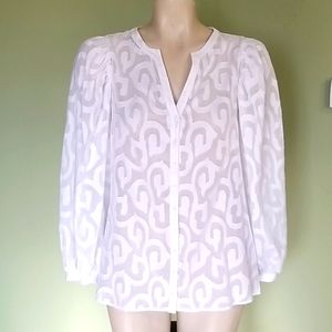 Anne Fontaine Lace Blouse Size M (40)